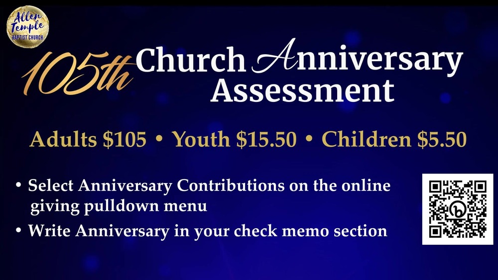 105th church anniversary assessment strategies min