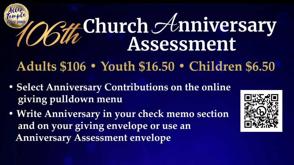 106th church anniversary assessment strategies min 1